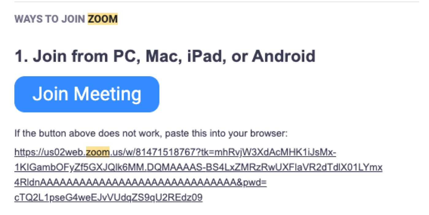 BNI Legend Zoom+Whatsapp Automation