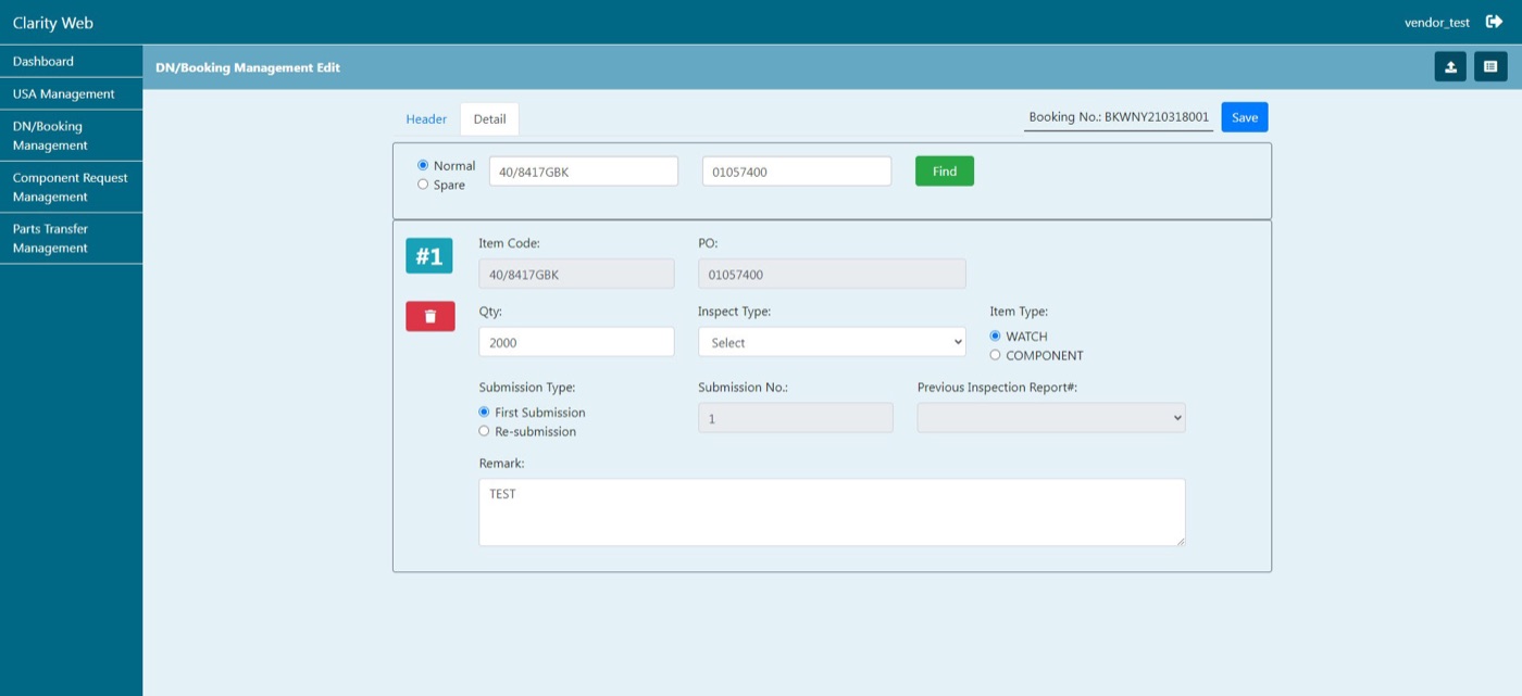 Clarity Watch ERP System